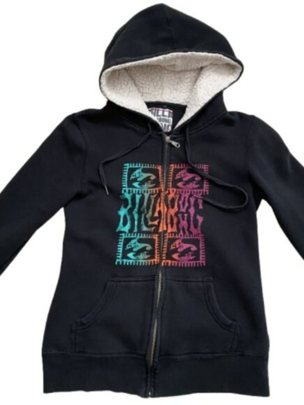 Billabong Zip Hoodie Sweatshirt size Medium - Picture 6 of 6